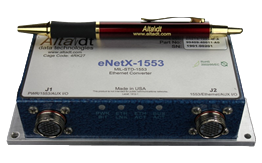 3-4 channels of 1553, 1553b in rugged, small box. Ethernet Converter.