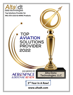 Alta 1553-ARINC Wins Supplier Award